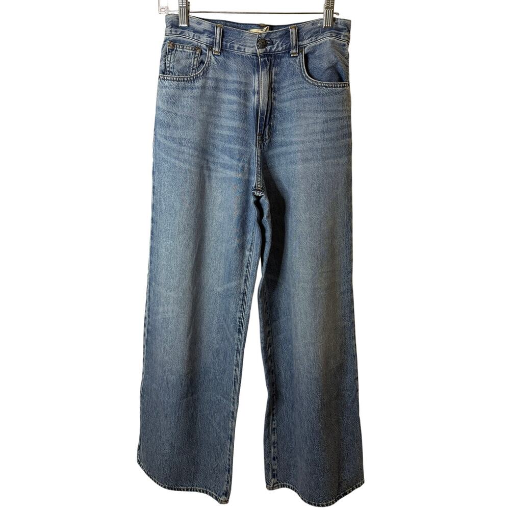 Madewell Superwide-Leg Jeans in Fannin Wash Rigid sz. 26 - Picture 2 of 11